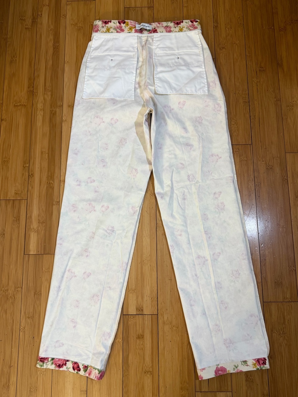 NWOT Teddy Fresh Floral Pleated Trouser Pants Size 27 - Picture 7 of 15